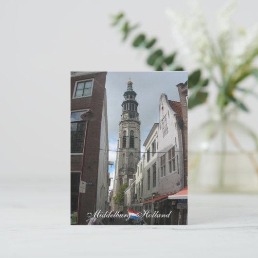 Middelburg Lange Jan Holland Postcard Postkarte (Stehend Vorderseite)
