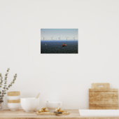 Middelgrunden Wind Farm, Oresund, Dänemark Poster (Küche)