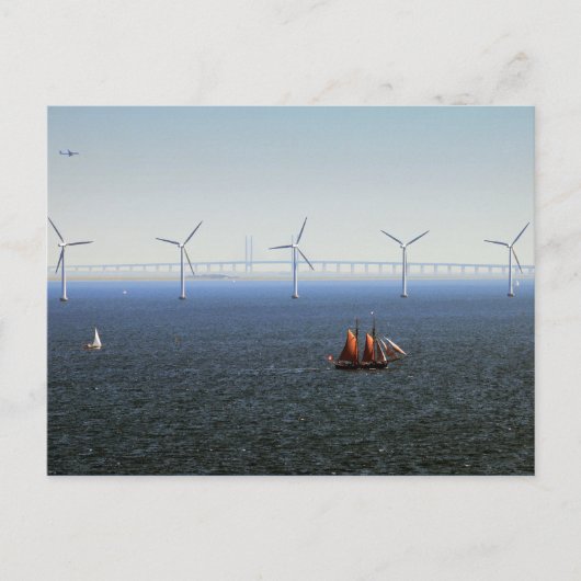 Middelgrunden Wind Farm, Oresund, Dänemark Postkarte (Vorderseite)