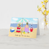 MIddle Age Spaß, Freundschaftslustige Karte (Gelbe Blume)