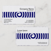 Middle Band - Spiral - Deep Navy Visitenkarte (Vorne/Hinten)