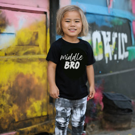MIDDLE BRO Baby Bruderankündigung, Geschenk Kleinkind T-shirt