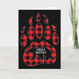 Middle Brother Bear Red Buffalo Middle Broth Karte