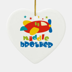 Middle Brother Plan Stars Keramikornament