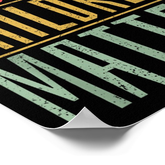 Middle Children Funny Quote Sibling Day  Poster (Ecke)