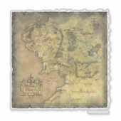 MIDDLE EARTH™ Map Aufkleber (Vorderseite)