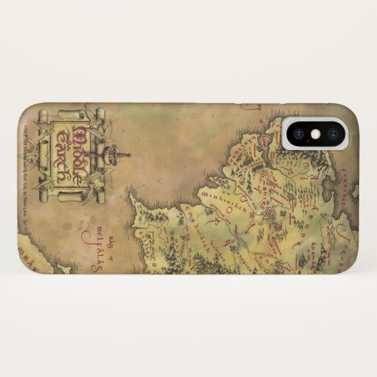 MIDDLE EARTH™ Map Case-Mate iPhone Hülle (Rückseite (Horizontal))