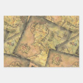 MIDDLE EARTH™ Map Geschenkpapier Set (Vorderseite)