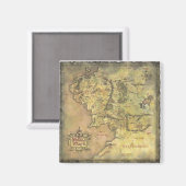 MIDDLE EARTH™ Map Magnet (Vorderseite/Rückseite)
