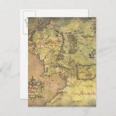 MIDDLE EARTH™ Map Postkarte (Vorne/Hinten)