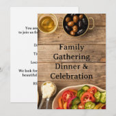 MIDDLE EASTERN dinner invitation postcard Einladung (Vorne/Hinten)