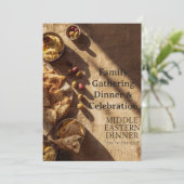 MIDDLE EASTERN dinner invitation postcard Einladung (Stehend Vorderseite)