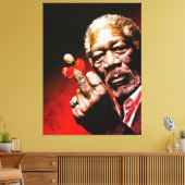 Middle Finger Art with Red Bow Leinwanddruck (Insitu (Wohnzimmer))