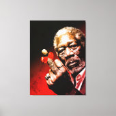 Middle Finger Art with Red Bow Leinwanddruck (Vorderseite)