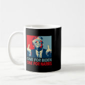Middle Finger Biden Harris Republikaner American F Kaffeetasse (Links)