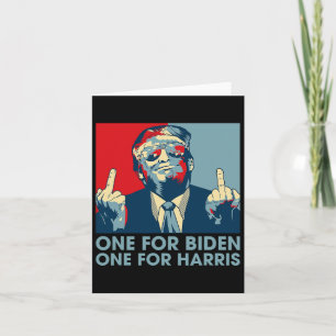 Middle Finger Biden Harris Republikaner American F Karte