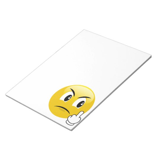 Middle Finger Emoji Notizblock (angewinkelt)