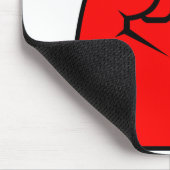 Middle Finger Fake Friends Mousepad (Ecke)