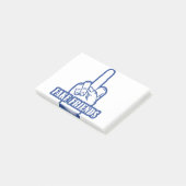 Middle Finger Fake Friends Post-it Klebezettel (angewinkelt)