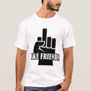 Middle Finger Fake Friends T-Shirt