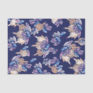 Middle Finger Feminist Hexe Seidenpapier