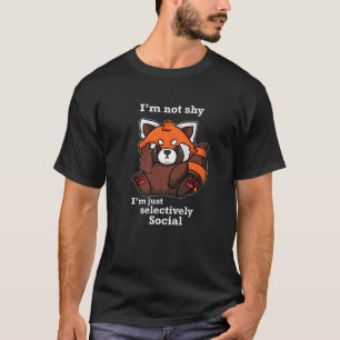 Middle Finger Fox nicht schüchtern Raubtier Gesche T-Shirt