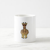 Middle Finger Giraffe Funny Offensive Rude Safari Kaffeetasse (Mittel)