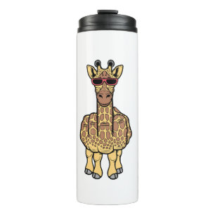 Middle Finger Giraffe Funny Offensive Rude Safari Thermosbecher