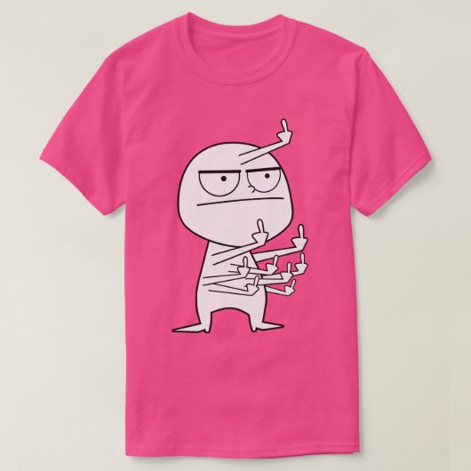 Middle Finger Maniac T-Shirt (Design vorne)
