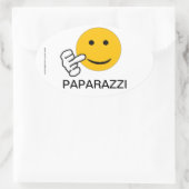 Middle Finger Paparazzi Sticker (Tasche)