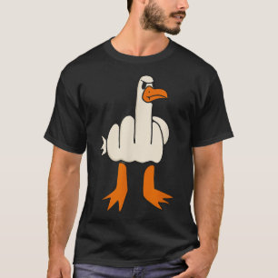 Middle Finger Seagull, Adult Humor, Funny Geste T-Shirt