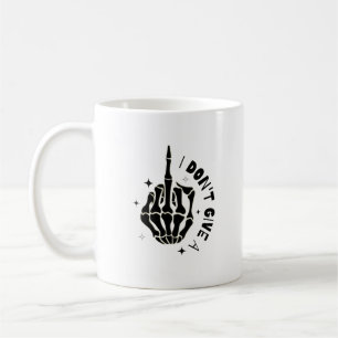 Middle Finger Skeleton Kaffeetasse