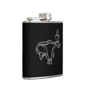 Middle Finger Uterus Pro-choice Flachmann (Rechts)