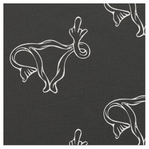 Middle Finger Uterus Pro-choice Stoff