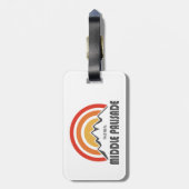 Middle Palisade California Gepäckanhänger (Rückseite vertikal)