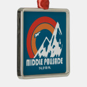 Middle Palisade California Sun Eagle Ornament Aus Metall (Rechts)