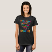 Middle School Educator Appreciation Week Back to S T-Shirt (Vorne ganz)