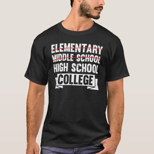 Middle School Graduation Junior High Graduation 2 T-Shirt (Vorderseite)