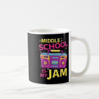 Middle School ist mein Jam Retro 80er Boombox 1 Ta Kaffeetasse