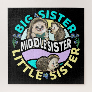 Middle Sister ist eine große und kleine Schwester Puzzle