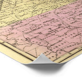 Middle Staaten Olney Map Poster (Ecke)