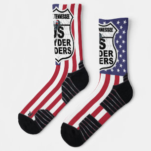 Middle Tennessee Kapitel - Socken Logo US-Flagge