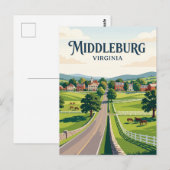 Middleburg USA Postkarte (Vorne/Hinten)