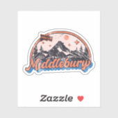 Middlebury, Connecticut Aufkleber (Blatt)