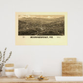 Middlebury VT 1886 Poster (Küche)