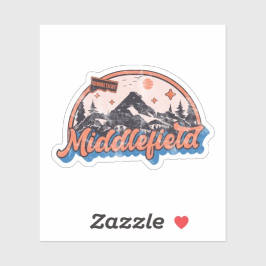 Middlefield, Connecticut Aufkleber (Blatt)