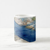 Middlesborough Transporter Bridge Kaffeetasse (Mittel)
