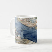 Middlesborough Transporterbrücke Kaffeetasse (Vorderseite Links)