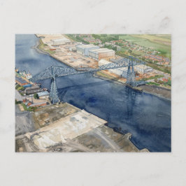 Middlesborough Transporterbrücke Postkarte