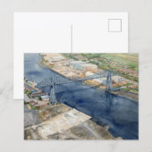 Middlesborough Transporterbrücke Postkarte (Vorne/Hinten)